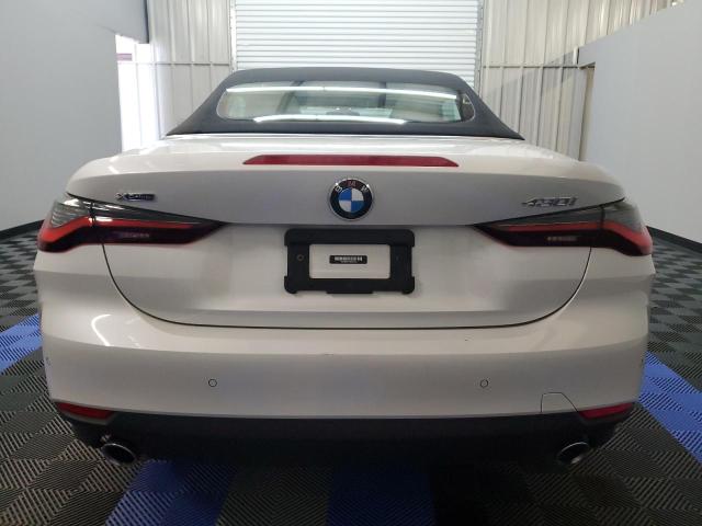 WBA43AT07NCK47058 - 2022 BMW 430XI WHITE photo 6