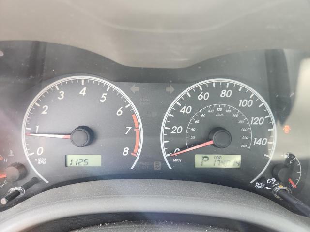 2T1BU40E59C156957 - 2009 TOYOTA COROLLA BASE Մոխրագույն լուսանկար 9