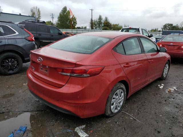 5NPD74LF1JH263736 - 2018 HYUNDAI ELANTRA SE RED photo 3