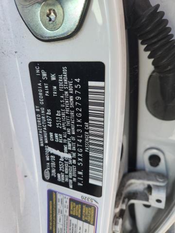 5XXGT4L31KG279754 - 2019 KIA OPTIMA LX WHITE photo 12