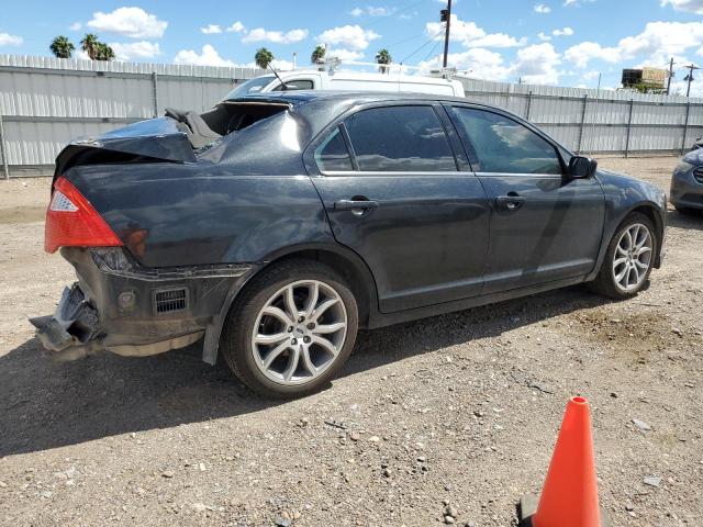 3FAHP0HG3CR414013 - 2012 FORD FUSION SE BLACK photo 3