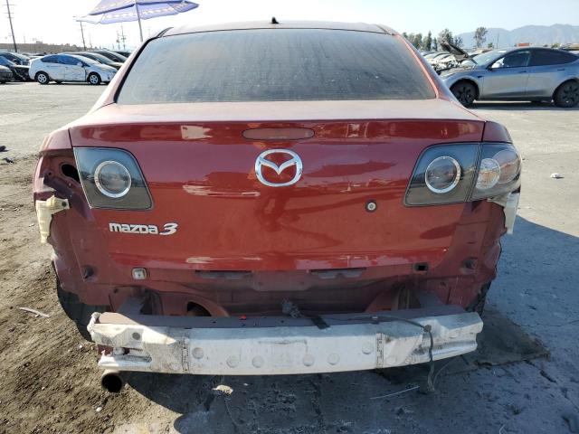 JM1BK32G781157545 - 2008 MAZDA 3 I RED photo 6