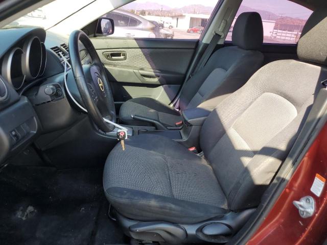 JM1BK32G781157545 - 2008 MAZDA 3 I RED photo 7