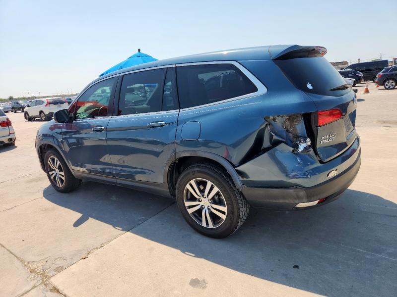 5FNYF6H55HB066982 - 2017 HONDA PILOT EXL BLUE photo 2