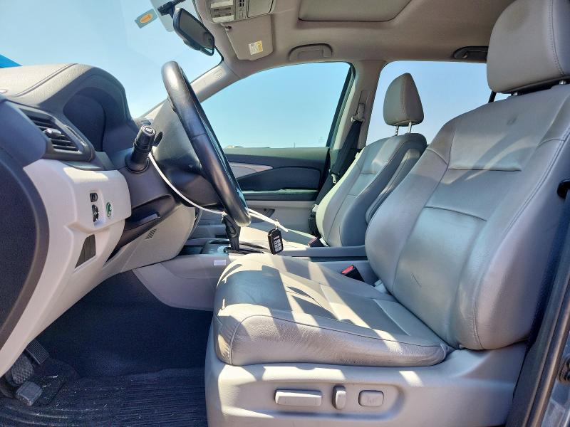 5FNYF6H55HB066982 - 2017 HONDA PILOT EXL BLUE photo 7