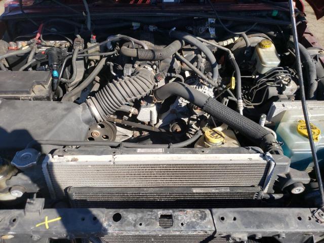 1J4FA24197L123725 - 2007 JEEP WRANGLER X Բորդո լուսանկար 11