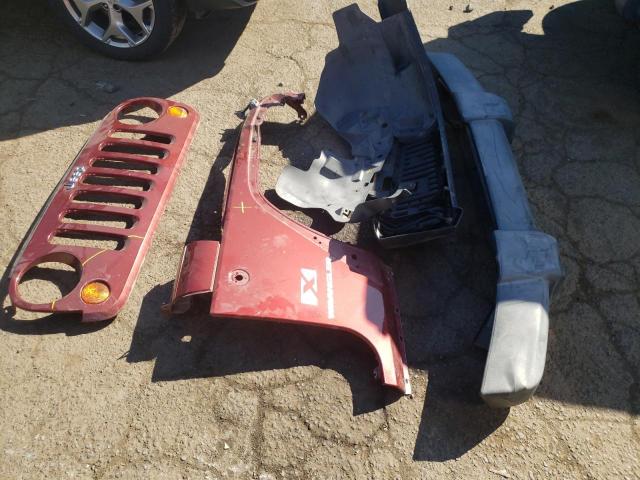 1J4FA24197L123725 - 2007 JEEP WRANGLER X Բորդո լուսանկար 12