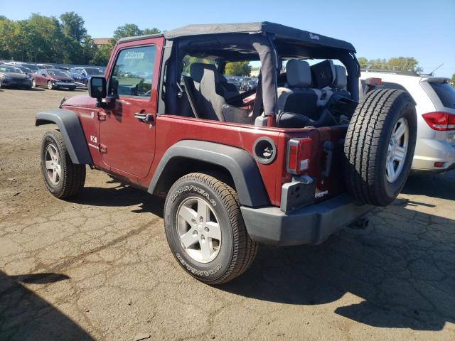 1J4FA24197L123725 - 2007 JEEP WRANGLER X Բորդո լուսանկար 2