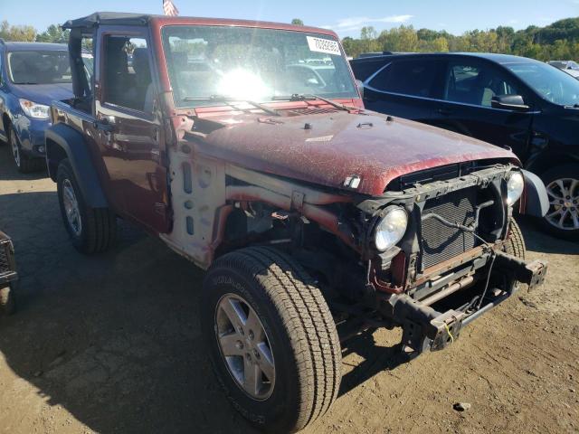 1J4FA24197L123725 - 2007 JEEP WRANGLER X Բորդո լուսանկար 4