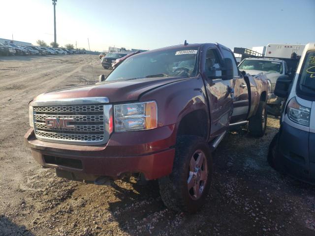 1GT125E83DF161097 - 2013 GMC SIERRA K2500 DENALI MAROON photo 1