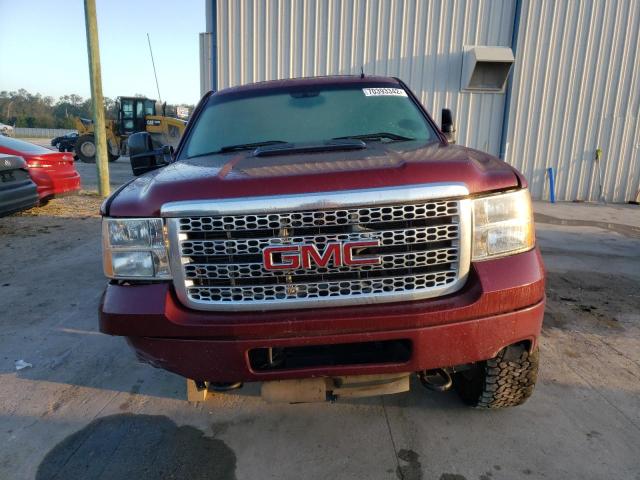 1GT125E83DF161097 - 2013 GMC SIERRA K2500 DENALI MAROON photo 5