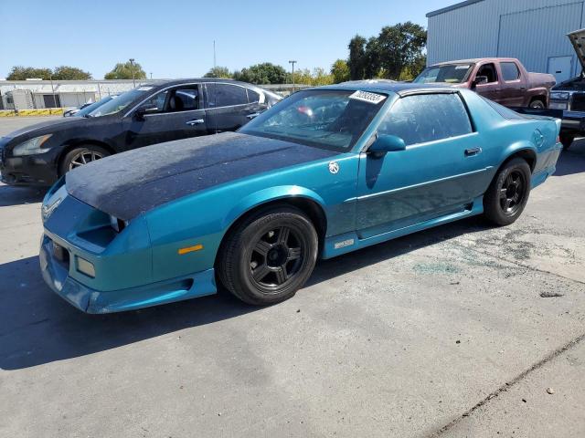 1G1FP23E4ML155706 - 1991 CHEVROLET CAMARO RS GREEN photo 1