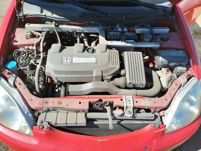 JHMZE14752T001313 - 2002 HONDA INSIGHT RED photo 11