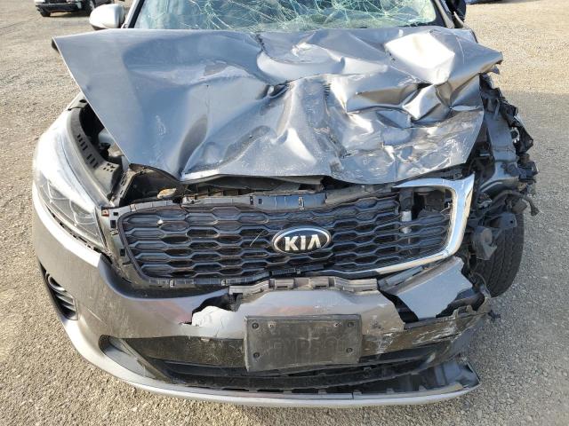 5XYPH4A59KG460134 - 2019 KIA SORENTO EX ნაცრისფერი ფოტო 12