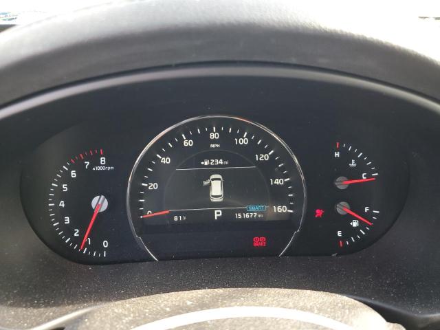 5XYPH4A59KG460134 - 2019 KIA SORENTO EX ნაცრისფერი ფოტო 9