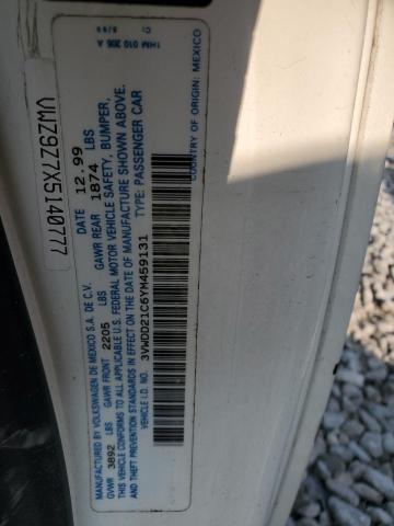 3VWDD21C6YM459131 - 2000 VOLKSWAGEN NEW BEETLE GLX 白色 照片 13