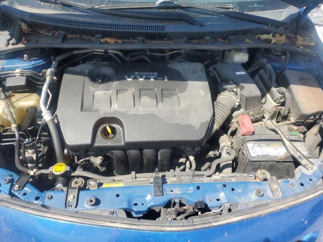 2T1BU4EE8AC436613 - 2010 TOYOTA COROLLA BASE Niebieski zdjęcie 11