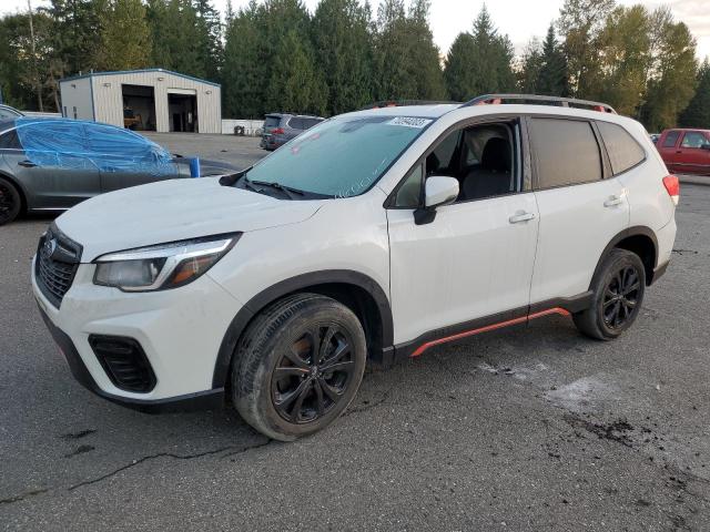 JF2SKAKC4KH579600 - 2019 SUBARU FORESTER SPORT WHITE photo 1