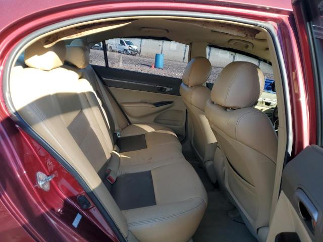 1HGFA16897L066079 - 2007 HONDA CIVIC EX BURGUNDY photo 10