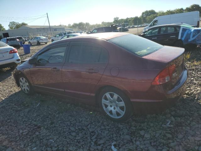 1HGFA16897L066079 - 2007 HONDA CIVIC EX BURGUNDY photo 2