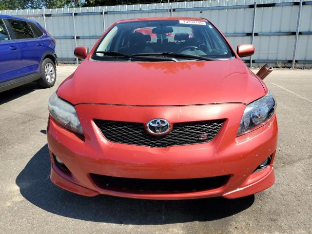 1NXBU4EE4AZ259623 - 2010 TOYOTA COROLLA BASE წითელი ფოტო 5