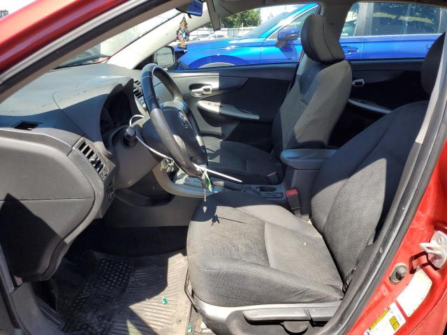 1NXBU4EE4AZ259623 - 2010 TOYOTA COROLLA BASE წითელი ფოტო 7