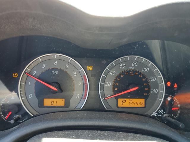 1NXBU4EE4AZ259623 - 2010 TOYOTA COROLLA BASE წითელი ფოტო 9