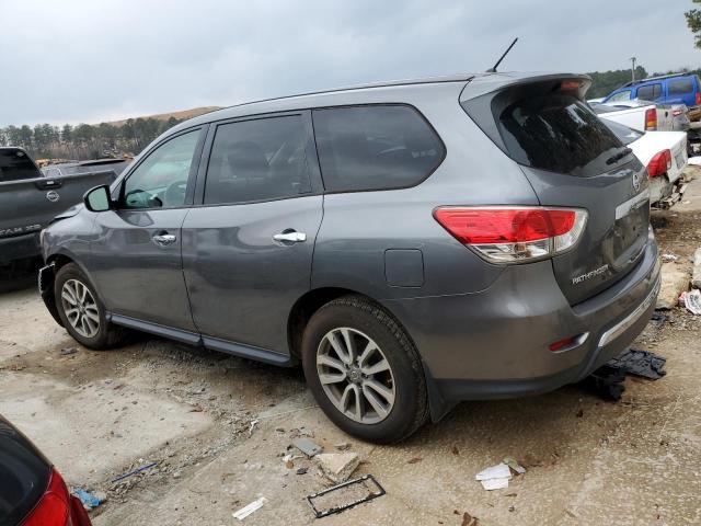 5N1AR2MM0FC619705 - 2015 NISSAN PATHFINDER S GRAY photo 2