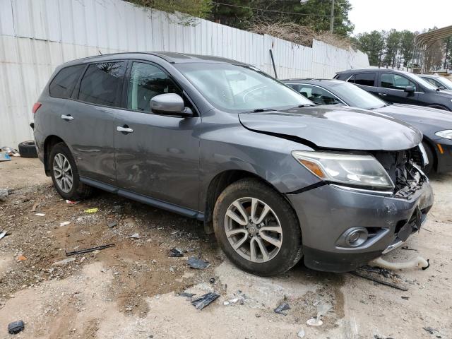 5N1AR2MM0FC619705 - 2015 NISSAN PATHFINDER S GRAY photo 4
