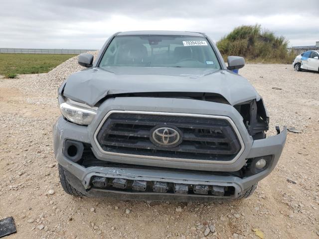 3TYAX5GN5MT012828 - 2021 TOYOTA TACOMA DOUBLE CAB GRAY photo 5