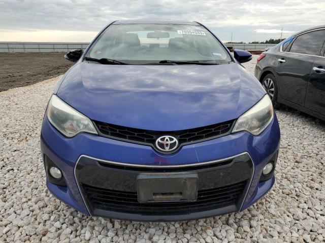 5YFBURHE2GP466465 - 2016 TOYOTA COROLLA L BLUE photo 5