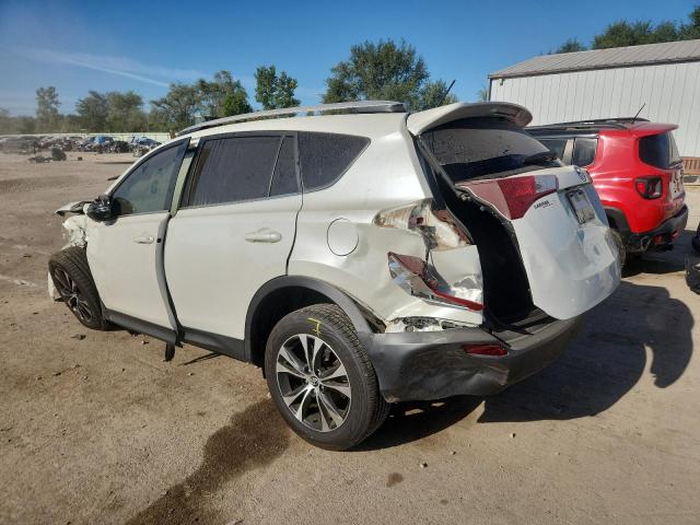 JTMDFREV4FD146508 - 2015 TOYOTA RAV4 LIMITED WHITE photo 2