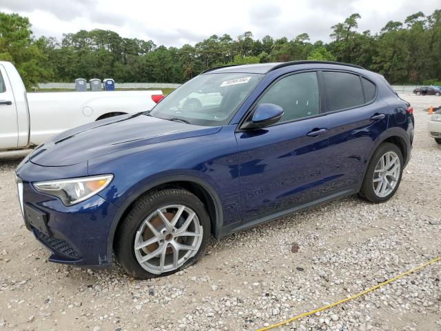 ZASFAKNN9J7B79128 - 2018 ALFA ROMEO STELVIO TI SPORT BLUE photo 1