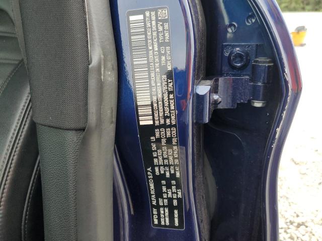 ZASFAKNN9J7B79128 - 2018 ALFA ROMEO STELVIO TI SPORT BLUE photo 13