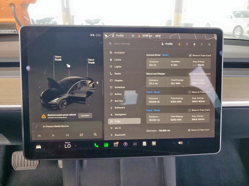 5YJ3E1EAXPF458307 - 2023 TESLA MODEL 3 Qara foto 9