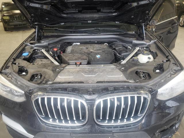5UXTY5C01M9E16317 - 2021 BMW X3 XDRIVE30I BLACK photo 12