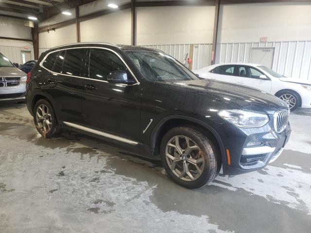 5UXTY5C01M9E16317 - 2021 BMW X3 XDRIVE30I BLACK photo 4