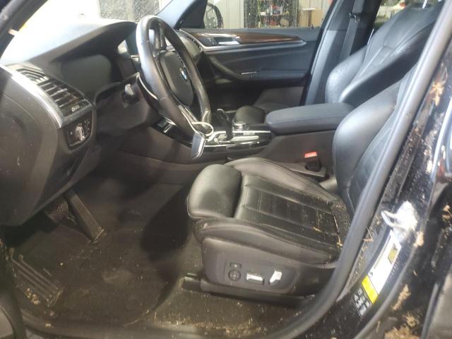 5UXTY5C01M9E16317 - 2021 BMW X3 XDRIVE30I BLACK photo 7
