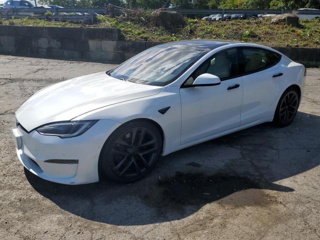 5YJSA1E53NF489759 - 2022 TESLA MODEL S WHITE photo 1