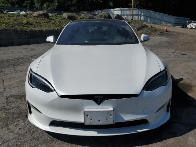 5YJSA1E53NF489759 - 2022 TESLA MODEL S WHITE photo 5