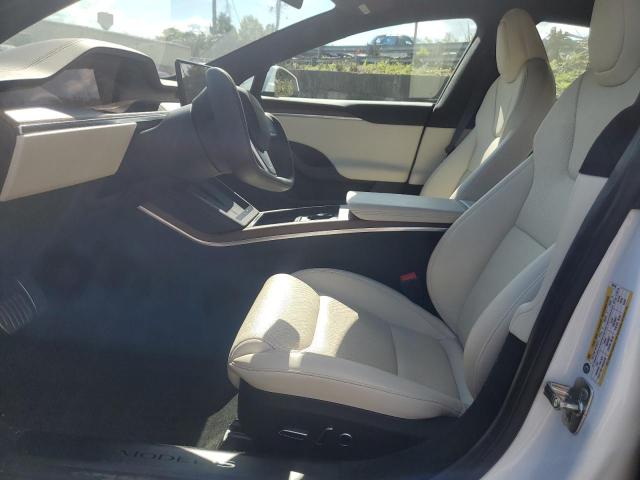 5YJSA1E53NF489759 - 2022 TESLA MODEL S WHITE photo 7