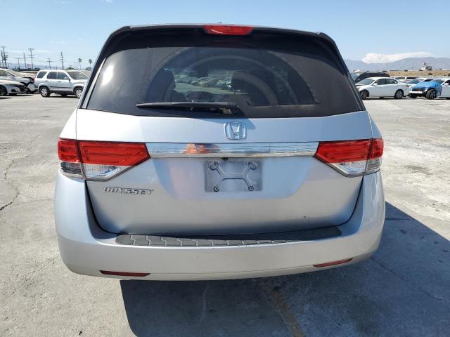 5FNRL5H65EB113553 - 2014 HONDA ODYSSEY EXL SILVER photo 6