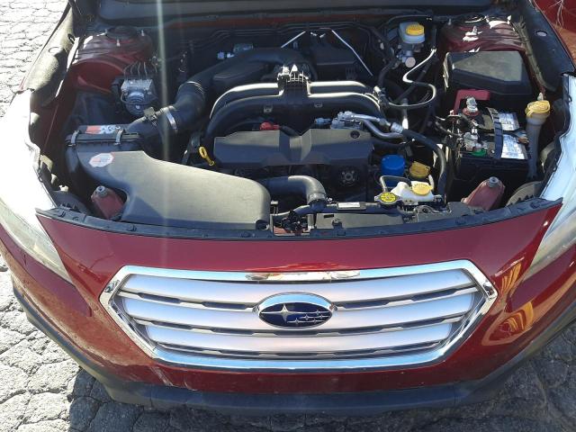 4S4BSAAC5G3288507 - 2016 SUBARU OUTBACK 2.5I BURGUNDY photo 11