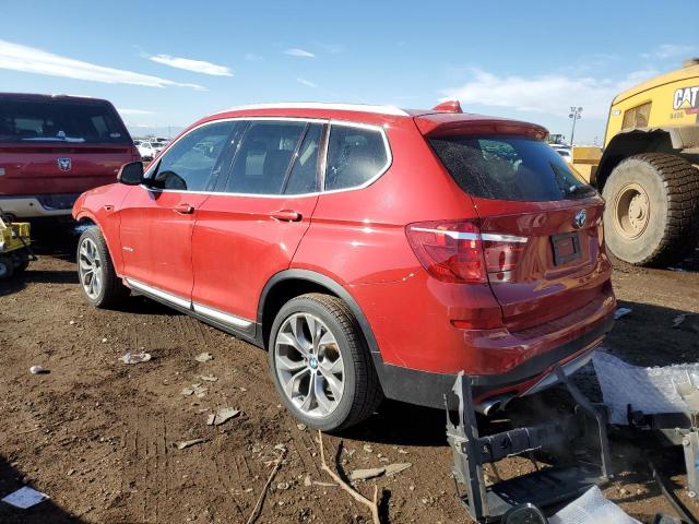 5UXWX9C50G0D76498 - 2016 BMW X3 XDRIVE28I RED photo 2