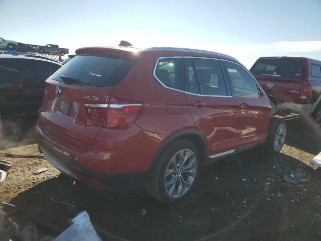 5UXWX9C50G0D76498 - 2016 BMW X3 XDRIVE28I RED photo 3