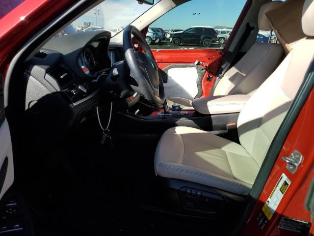 5UXWX9C50G0D76498 - 2016 BMW X3 XDRIVE28I RED photo 7