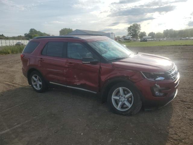 1FM5K8DH4HGB69810 - 2017 FORD EXPLORER XLT RED photo 4