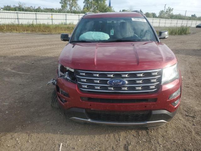 1FM5K8DH4HGB69810 - 2017 FORD EXPLORER XLT RED photo 5