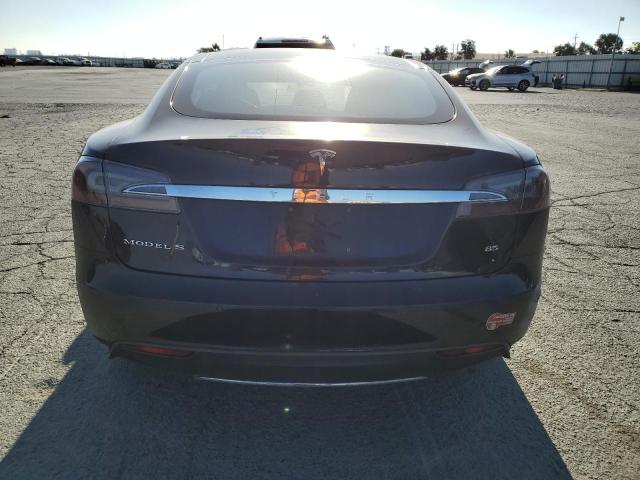 5YJSA1H14EFP61163 - 2014 TESLA MODEL S BLUE photo 6