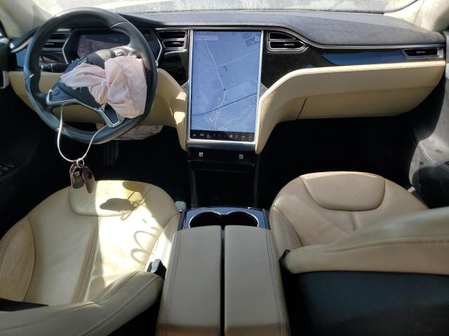5YJSA1H14EFP61163 - 2014 TESLA MODEL S BLUE photo 8